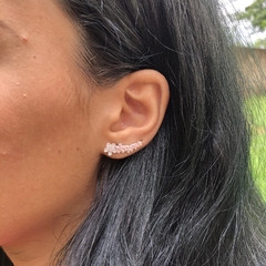Brinco Ear Cuff Flores - Lana Izidoro Moda e Acessórios