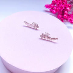Imagem do Brinco Ear Cuff Flores