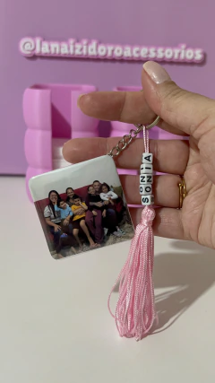 Imagem do Chaveiro Personalizado com Foto, Espelho e Nome