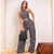 Imagem do CONJUNTO ALFAIATARIA CALÇA CARGO E CROPPED