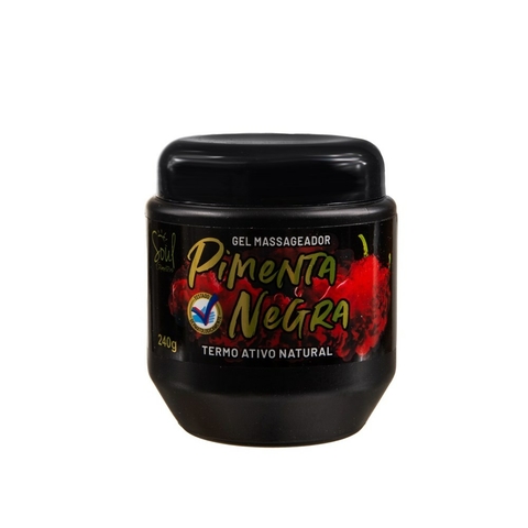 GEL MASSAGEADOR PIMENTA NEGRA 240G SOUL