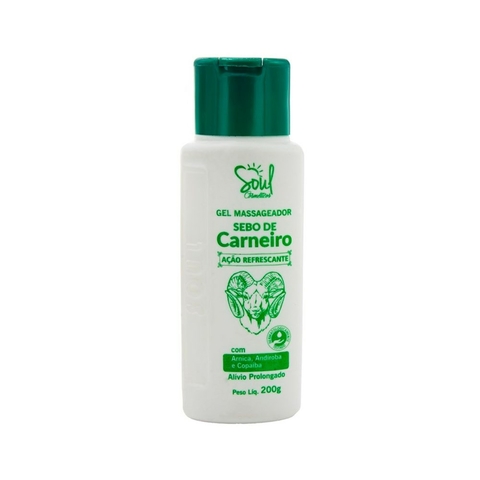 GEL MASSAGEADOR SEBO DE CARNEIRO SOUL 200G