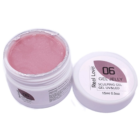 GEL DE ALONGAMENTO PARA UNHAS JELLY 04 REAL LOVE