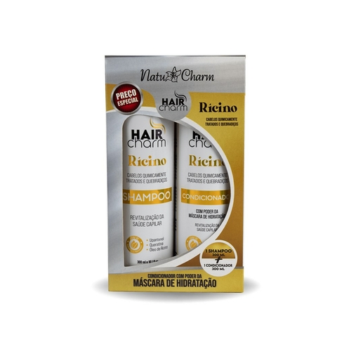 KIT CAPILAR RICINO NATU CHARM 2X300ML