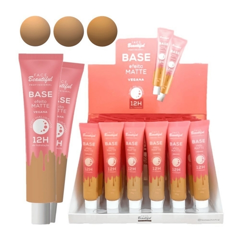 BASE MATTE VEGANA 12HS DE HIDRATAÇÃO B FACE BEAUTIFUL