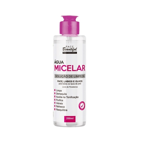 AGUA MICELAR 200ML FACE BEAUTIFUL