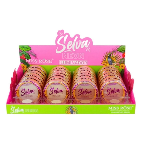 ILUMINADOR COMPACTO SELVA NEON MISS ROSE