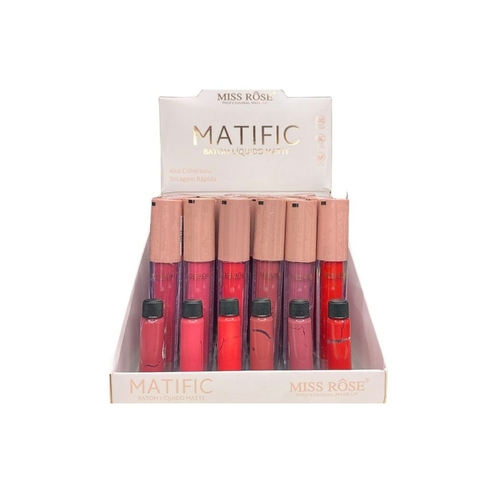 BATOM LIQUIDO MATTE MISS ROSE MR014A