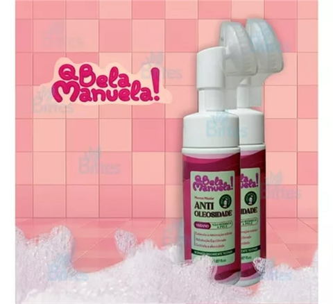 MOUSSE MICELAR ANTIOLEOSIDADE QBM0020 Q BELA MANUELA