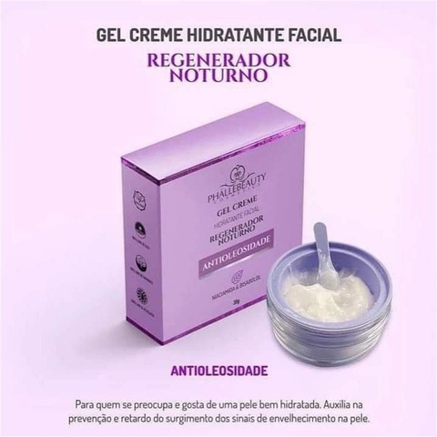 GEL HIDRATANTE FACIAL REGENERADOR NOTURNO PH0564