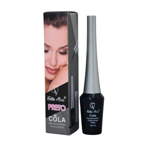 COLA PARA CILIOS POSTIÇO (PRETO) HELLO MINI