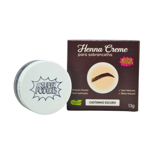 HENNA CREME CASTANHO ESCURO SP PODERES