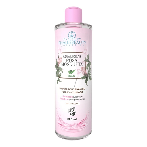 AGUA MICELAR ROSA MOSQUETA PH0502 P200ML PHALLE BEAUTY