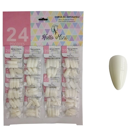 CARTELA DE UNHA ALMOND HELLO MINI