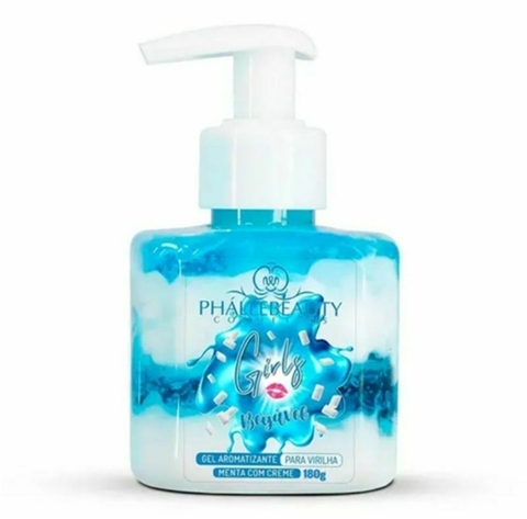 GEL AROMATIZANTE GIRL MENTA COM CREME PH0882 PHALLEBEAUTY