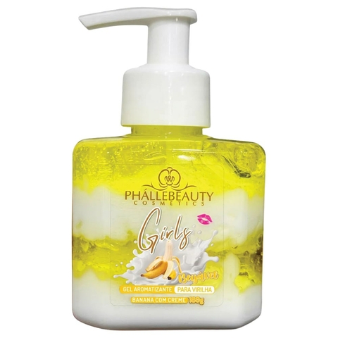 GEL AROMATIZANTE GIRL BANANA COM CREME PH0883 PHALLEBEAUTY