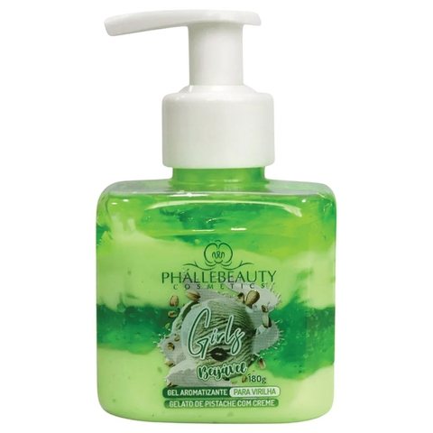 GEL AROMATIZANTE GIRL PISTACHE COM CREME PH0884 PHALLEBEAUTY