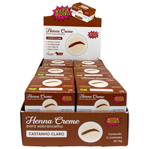 HENNA CREME MARROM SP PODERES
