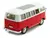 AUTO WELLY 1.34 VW T1 BUS 1963 ROJO Y BLANCO - comprar online