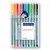 MARCADOR STAEDTLER TRIPLUS 334 ESTUCHE X 10 COLORES 0955550