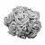 24 pçs 7cm - rosa artificial de espuma / decoração