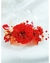 Pente Flores Vermelhas (para coques, arranjos ou cabelos soltos). - comprar online