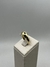 Anel com detalhe em ouro branco cravejado - comprar online
