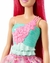 Barbie Dreamtopia Royal Doll con pelo rosa oscuro y corpiño brillante con falda, zapatos y diadema extraíbles - PEKE