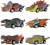 6 Coches de juguete de dinosaurio se arrastran para atras y corren solos - comprar en línea