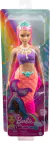 Barbie Dreamtopia - Muñeca de sirena con cuerpo curvo, pelo rosa, cola degradada rosa y accesorio para tiara - comprar en línea