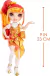 Rainbow High Junior High Edición Especial Laurel De'Vious – Muñeca de moda posable roja y naranja de 9 pulgadas con accesorios y mochila suave de aper - comprar en línea