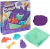 Kinetic Sand Juego de caja de arena, arena de juego morada de 1 libra, almacenamiento de caja de arena, 4 moldes y herramientas