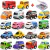 Paquete de 18 juguetes de autos que arrastras atras y corren solos
