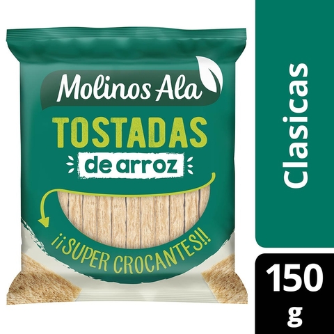 Tostadas De Arroz Clasicas X150Gr - (Molinos Ala) - comprar online