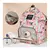 MOCHILA MATERNAL CON BOLSILLO TERMINO MULTICOLOR OKBABY en internet
