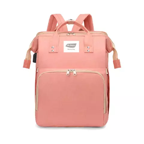 MOCHILA MATERNAL CUNA CAMBIADOR Y CONEXION USB OK BABY - comprar online