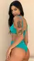 Biquíni Sofia Calcinha Fio Duplo Sukini Canelado Verde Àgua - Belazary Atacado | Moda Praia, Biquínis e Resort Wear