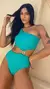 Maiô Eliza Argola Orgânica Azul Claro - comprar online