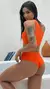 Maiô Eliza Argola Orgânica Laranja na internet