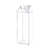 Garrafa de água plástica, transparente, reutilizável, suco, transparente, esp