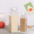 Garrafa de água plástica, transparente, reutilizável, suco, transparente, esp - comprar online