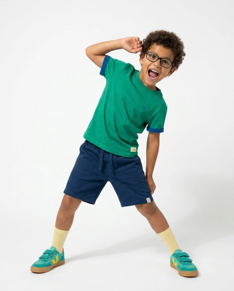 Camiseta Infantil Menino em Algodão Manga Curta - comprar online