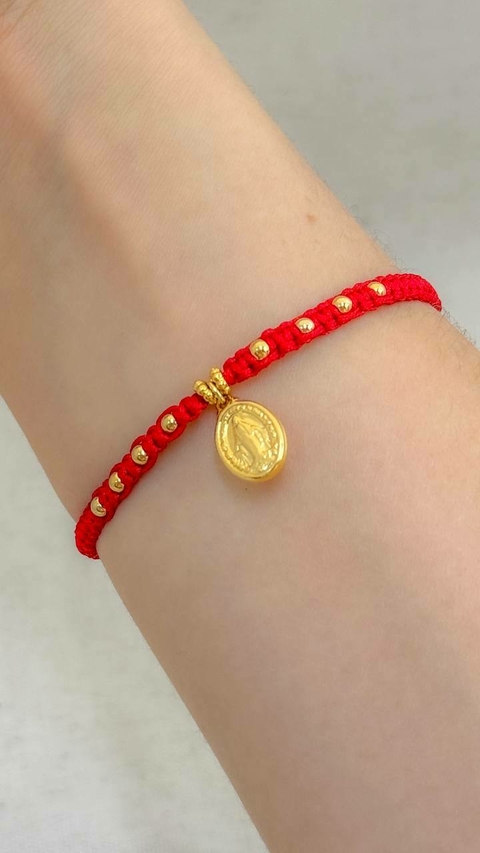 Pulsera Tejida Virgencita