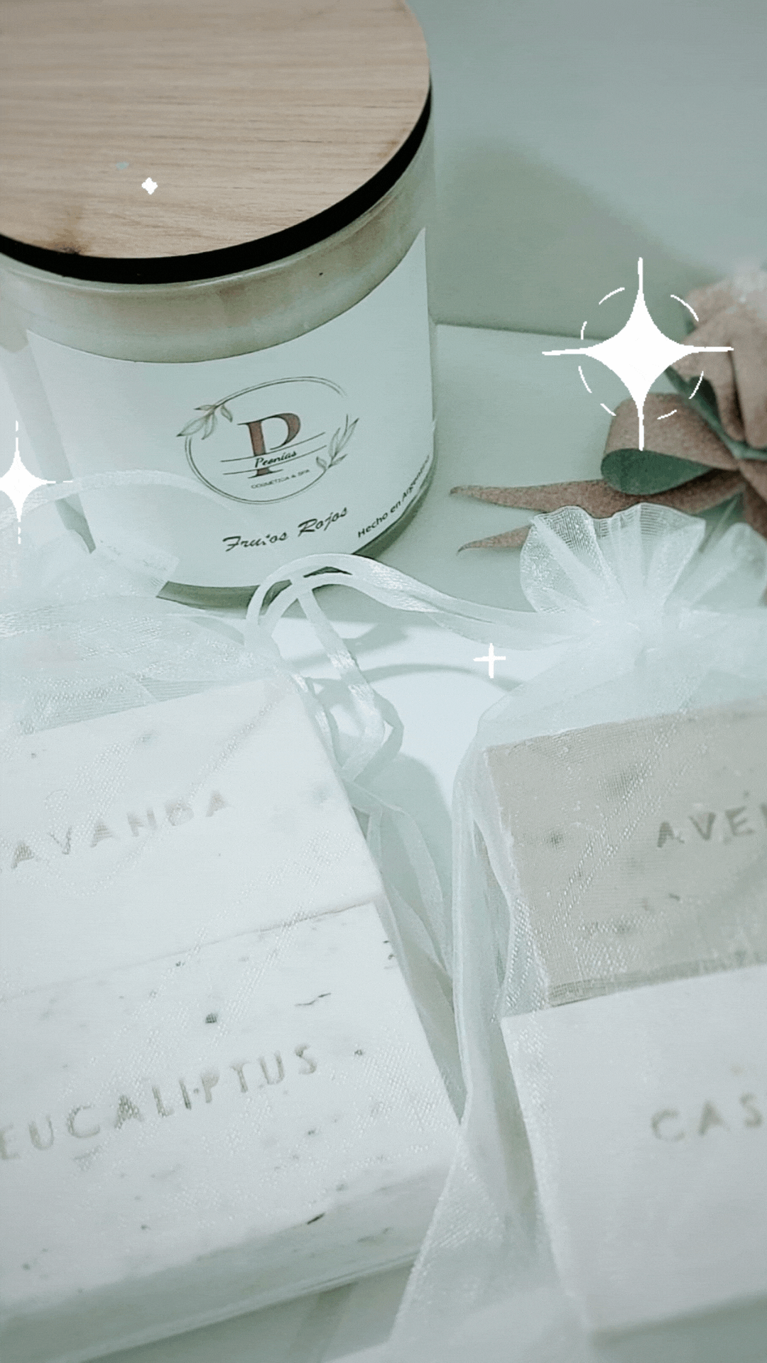 Banner de Peonias "Cosmética y Spa"