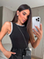 Body Regata Feminino Listra Preto E Branco Moda Blogueira - comprar online
