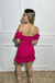 Conjunto Feminino Cropped E Saia Curta Lastex