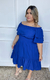 Vestido Feminino Plus Size Ombro A Ombro Ciganinha Curto na internet