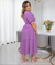 Vestido Feminino Social Moda Evangélica Comportado Com Cinto