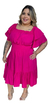 Vestido Feminino Plus Size Ombro A Ombro Ciganinha Curto - loja online
