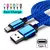 Cabo usb tipo c de nylon trançado, 1m 2m 3m, cabo usb c, sincronização de dad - loja online